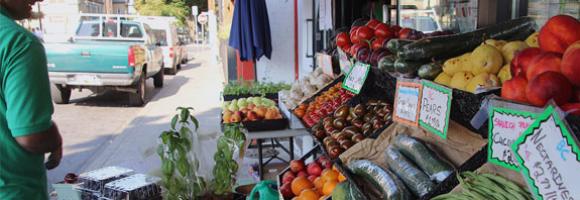 Neighborhood outdoor market
